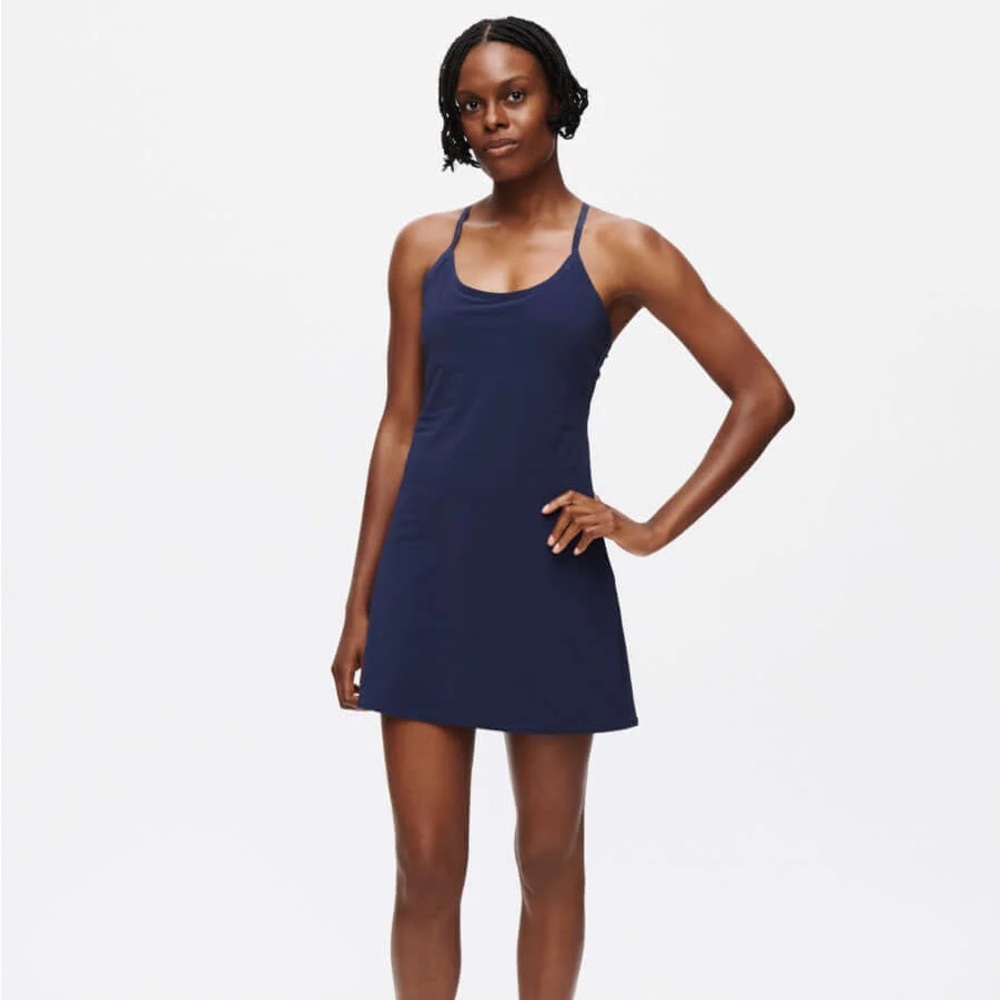 Outdoor Voices Exercise Dress Navy Blue